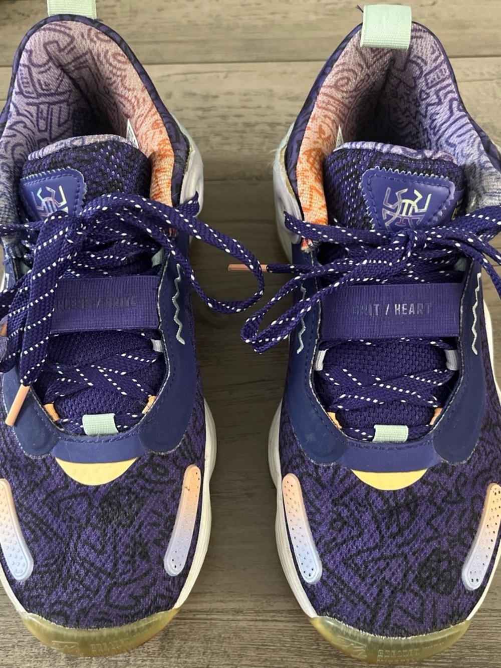 Kids adidas Purple basketball Sneakers